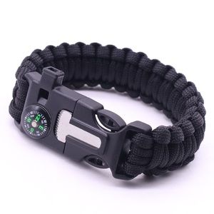 Multifunctional survival bracelet camping mountaineering adventures unisex